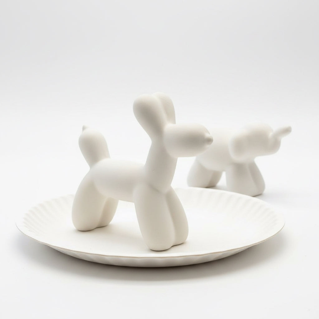 Custom Hand Bedazzled Ceramic Figurines